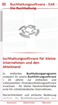 Mobile Screenshot of ear-buchhaltung.de